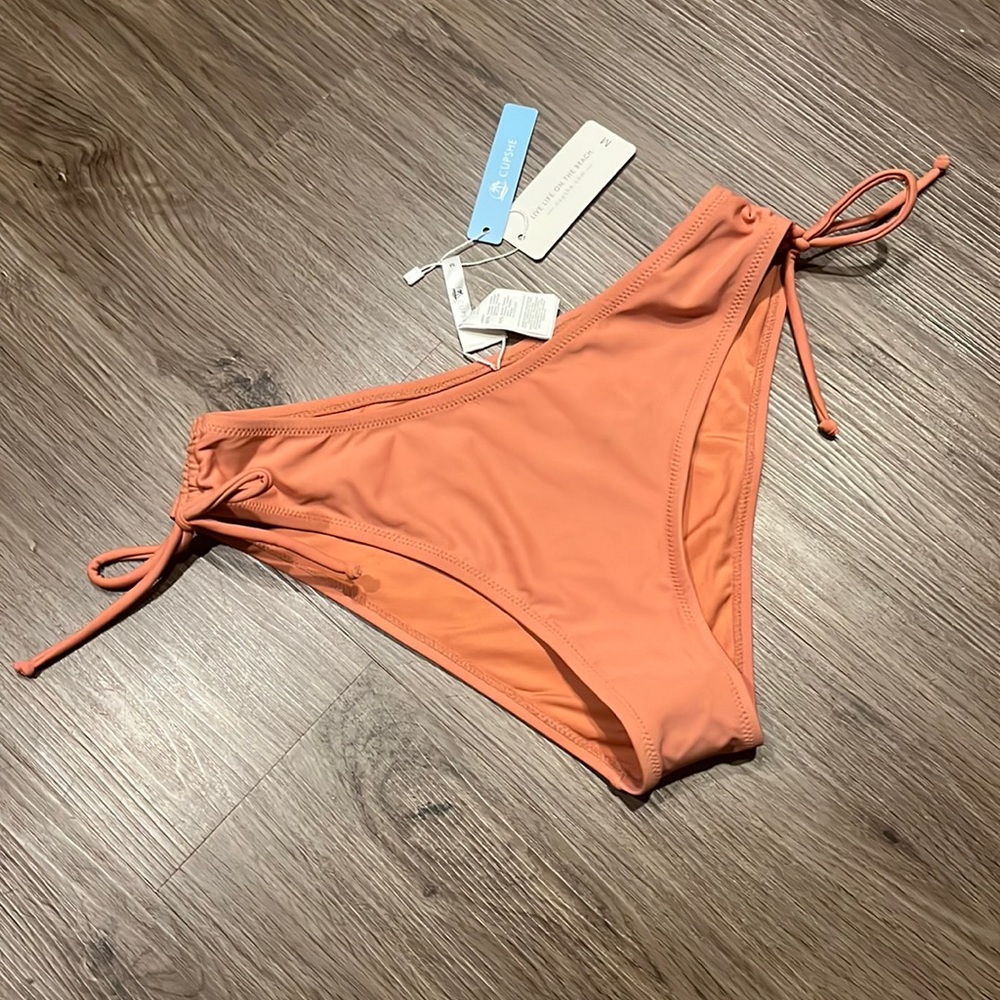NWT - Peach Terracotta Cupshe Bikini Swim Bottoms